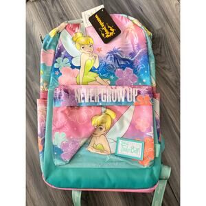 New Wondapop Disney Peter Pan Tinkerbell 17" full-size nylon backpack/laptop